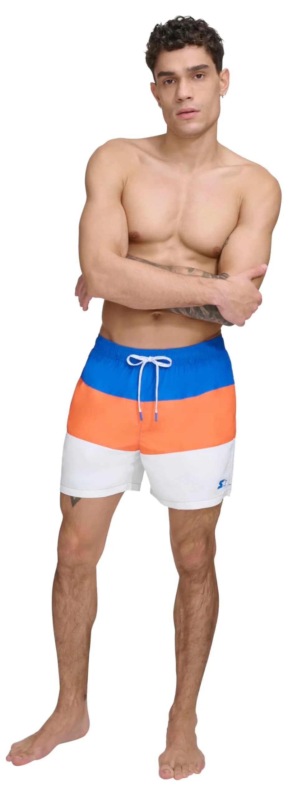 STARTER Men's Swim Trunk Royal 40in | UPF 40+ Lightweight Quick Dry — Blue