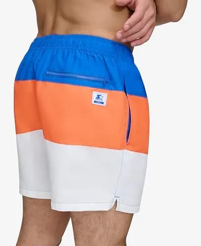 STARTER Men’s Swim Trunk Blue | UPF 40+ Lightweight Quick Dry for Summer thumbnail 2