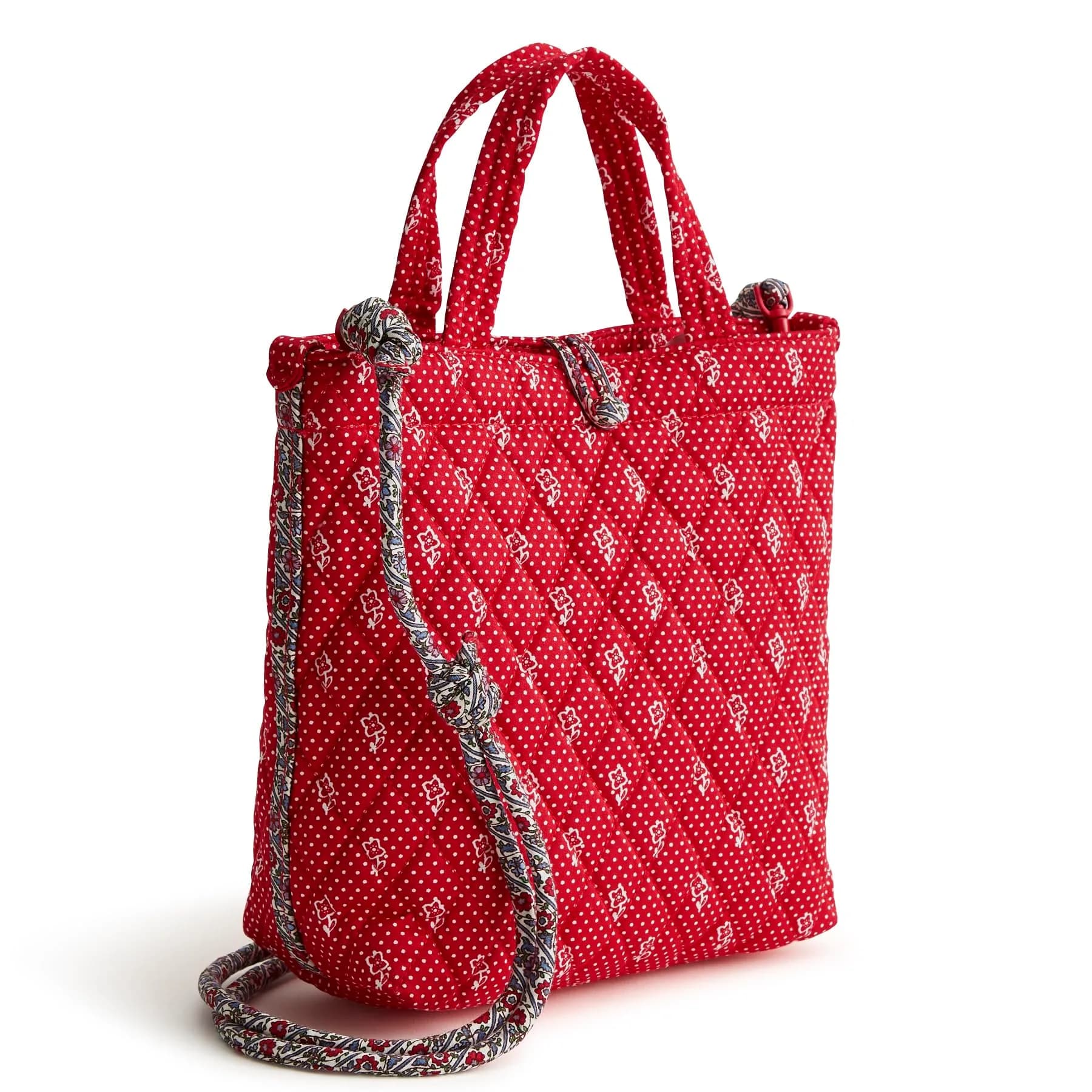 Vera Bradley Mini Cotton Tote Dotty Floral | Compact, Lightweight & Vibrant