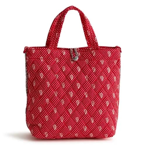 Vera Bradley Mini Cotton Tote Dotty Floral | Compact, Lightweight & Vibrant thumbnail 6