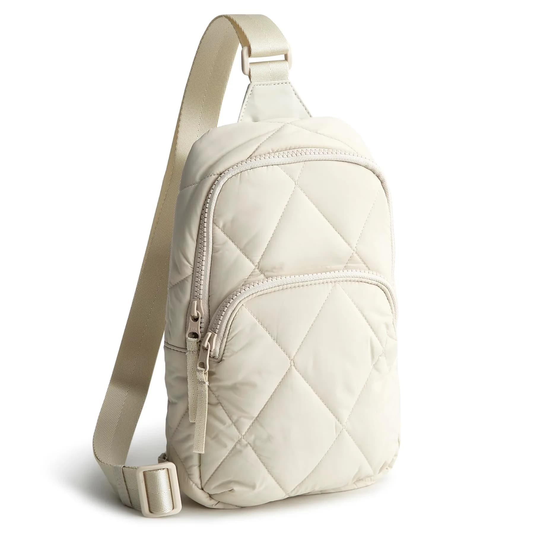 Vera Bradley Featherweight Lorman Sling Backpack | Lightweight, Water-Resistant, Pumice Stone - main product image