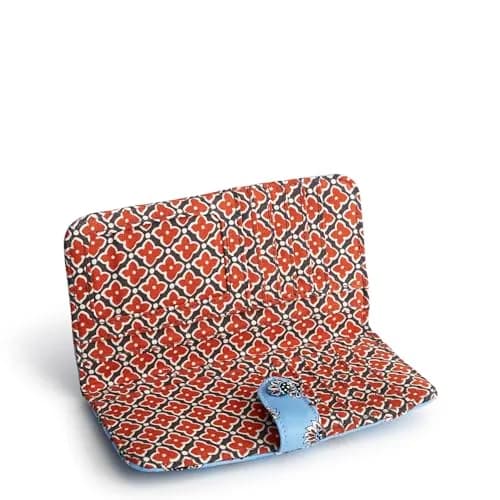 Vera Bradley Women's Premium Cotton Tab Wallet, Marrakesh Geos | Stylish, Lightweight & RFID Protected thumbnail 3
