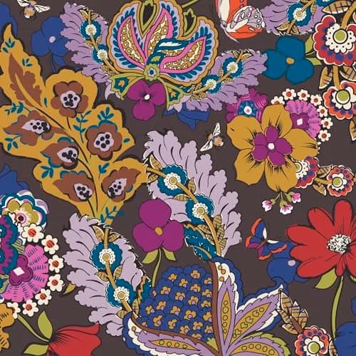 Vera Bradley Premium Cotton Hathaway Tote | Colorful Floral Design, One Size thumbnail 9