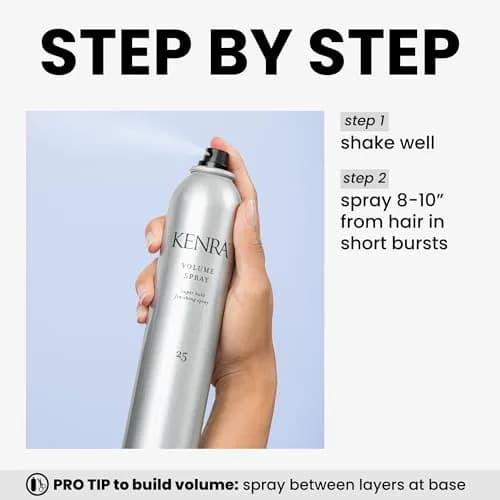 Kenra Volume Spray 25 Super Hold Finishing Hairspray 296ml (10 fl oz) | Wind & Humidity Resistant thumbnail 4
