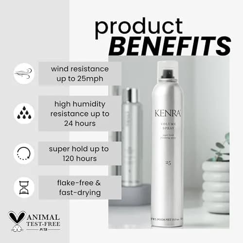 Kenra Volume Spray 25 Super Hold Finishing Hairspray 296ml (10 fl oz) | Wind & Humidity Resistant thumbnail 2