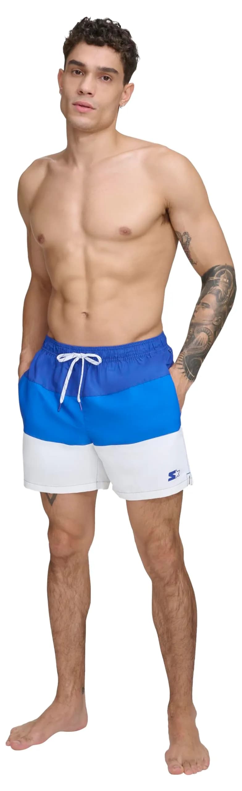STARTER Men's Swim Trunk Royal 40in | UPF 40+ Lightweight Quick Dry