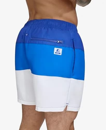 STARTER Men's Swim Trunk Royal 40in | UPF 40+ Lightweight Quick Dry thumbnail 2