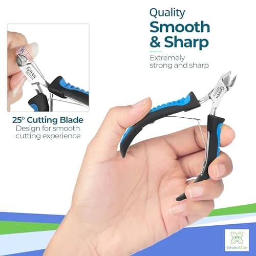 GREEN ESTETICA Stainless Steel Cuticle Nipper 4.5 inch | Precision Nail Tool for Pain-Free Cuticle Care thumbnail 4