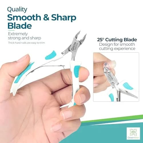 GREEN ESTETICA Cuticle Trimmer Stainless Steel | Pain-Free Nail Care Tool thumbnail 4