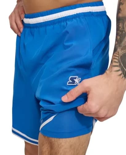 STARTER Men's Swim Trunk Blue Medium | UPF 40+ Quick Dry Stretch Volley thumbnail 2