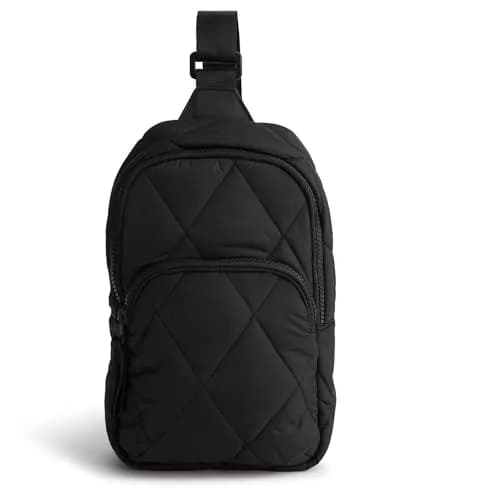 Vera Bradley Featherweight Lorman Sling Backpack | Water-Resistant, 1 Size, Moonless Night thumbnail 4