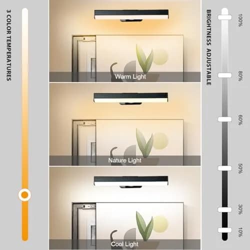 EUIOKUN 2PACK Picture Lights LED Battery Operated Wall Light | Wireless, Dimmable, Remote Control thumbnail 3