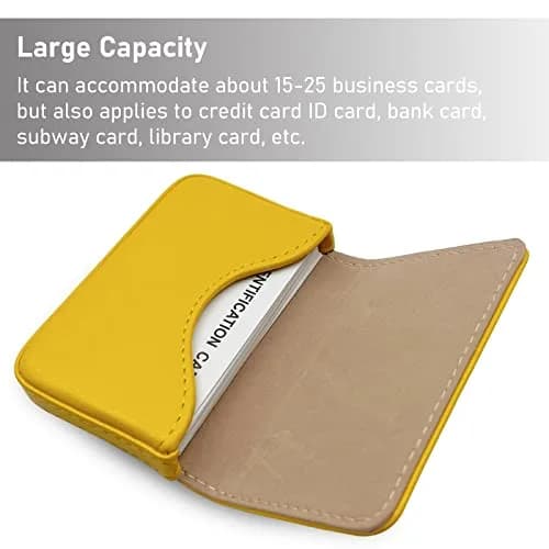 AI-DEE RFID Blocking Wallet Minimalist Leather Card Holder 9.4cm (3.7in) | Protects Cards from Digital Theft thumbnail 6