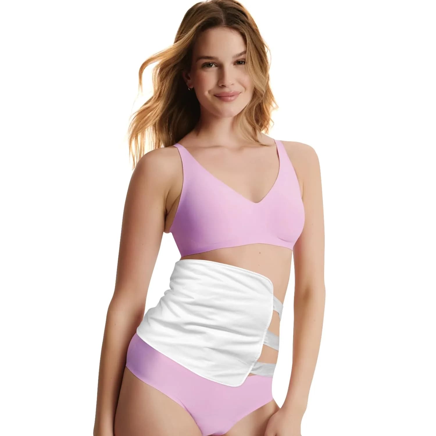 Cogetoro Organic Castor Oil Pack Wrap with 6 Adjustable Straps | Reusable Cotton Compress for Liver Detox & Belly - main product image