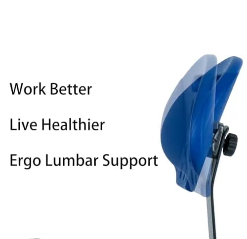 TAKE UR SEAT® Deluxe Polyurethane Lab Stool Chair, 5" Adjustable, Blue (Glide) | Industrial & Scientific Lab Seat thumbnail 2