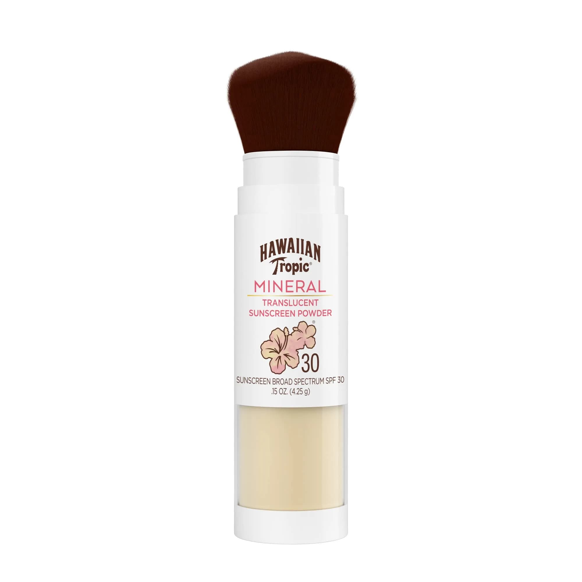 Hawaiian Tropic Mineral Powder Sunscreen Brush SPF 30 & Banana Boat Kids Sport Sunscreen Stick SPF 50 Bundle, 0.15oz + 0.5oz | Broad Spectrum UVA/UVB Protection - view 2