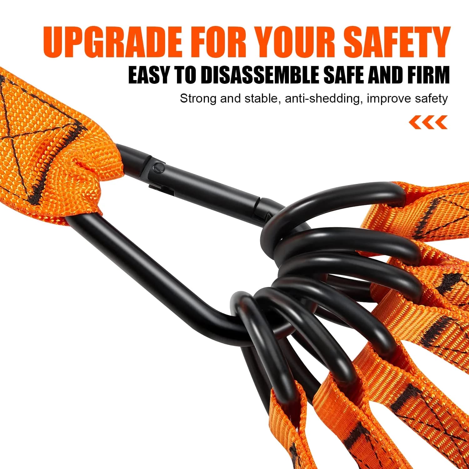 HPYGN Orange 420LBS Resistance Bands Set with Handles for Full Body Strength - view 2