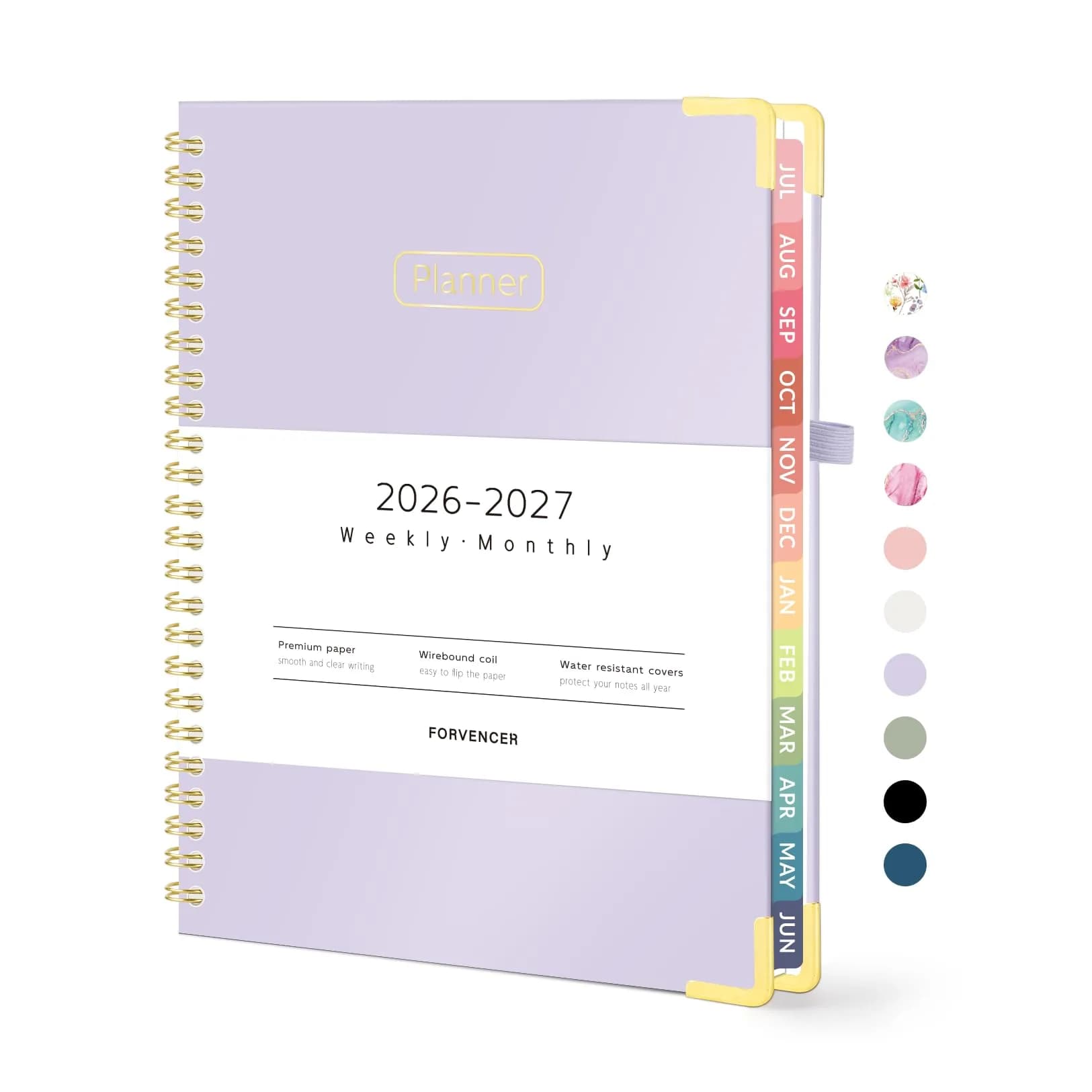 Forvencer 2026 Planner Hardcover Weekly & Monthly Planner 21.6 x 27.9 cm (8.5" x 11") | Acid-Free Paper Organizer - main product image