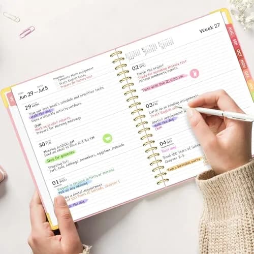 Forvencer 2026 Planner Hardcover Weekly & Monthly Planner 21.6 x 27.9 cm (8.5" x 11") | Acid-Free Paper Organizer thumbnail 8