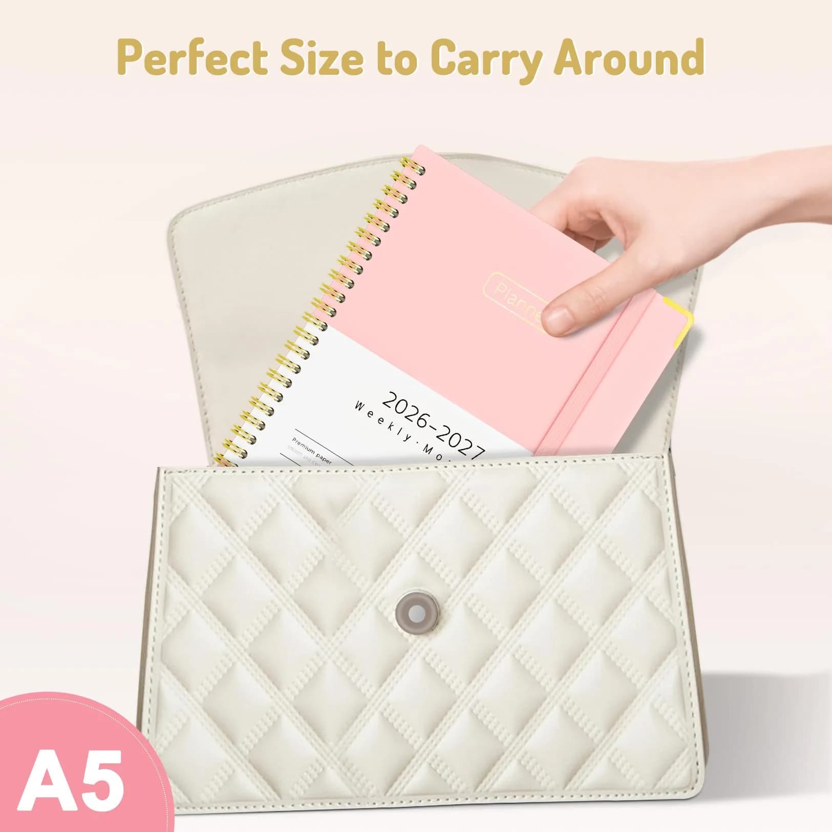 Forvencer 2026 Planner Hardcover Weekly & Monthly Planner 21.6 x 27.9 cm (8.5" x 11") | Acid-Free Paper Organizer - view 9