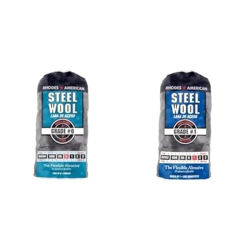 Homax Steel Wool Pads #0 Fine & #1 Medium Grade (24-Pack) | For Cleaning, Polishing, and Refinishing thumbnail 1