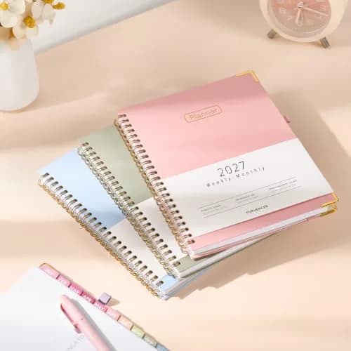 Forvencer 2027 Planner Hardcover Calendar Planner 22cm x 28cm (8.5"x11") | Academic Planner with Tabs for Students and Professionals thumbnail 7