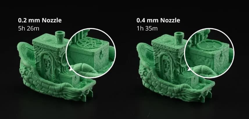 BAMBULAB Hotend with Nozzle for P1S P1P X1C X1 Carbon 3D Printer .4mm Hardened Steel | Official 3D Printer Part thumbnail 4