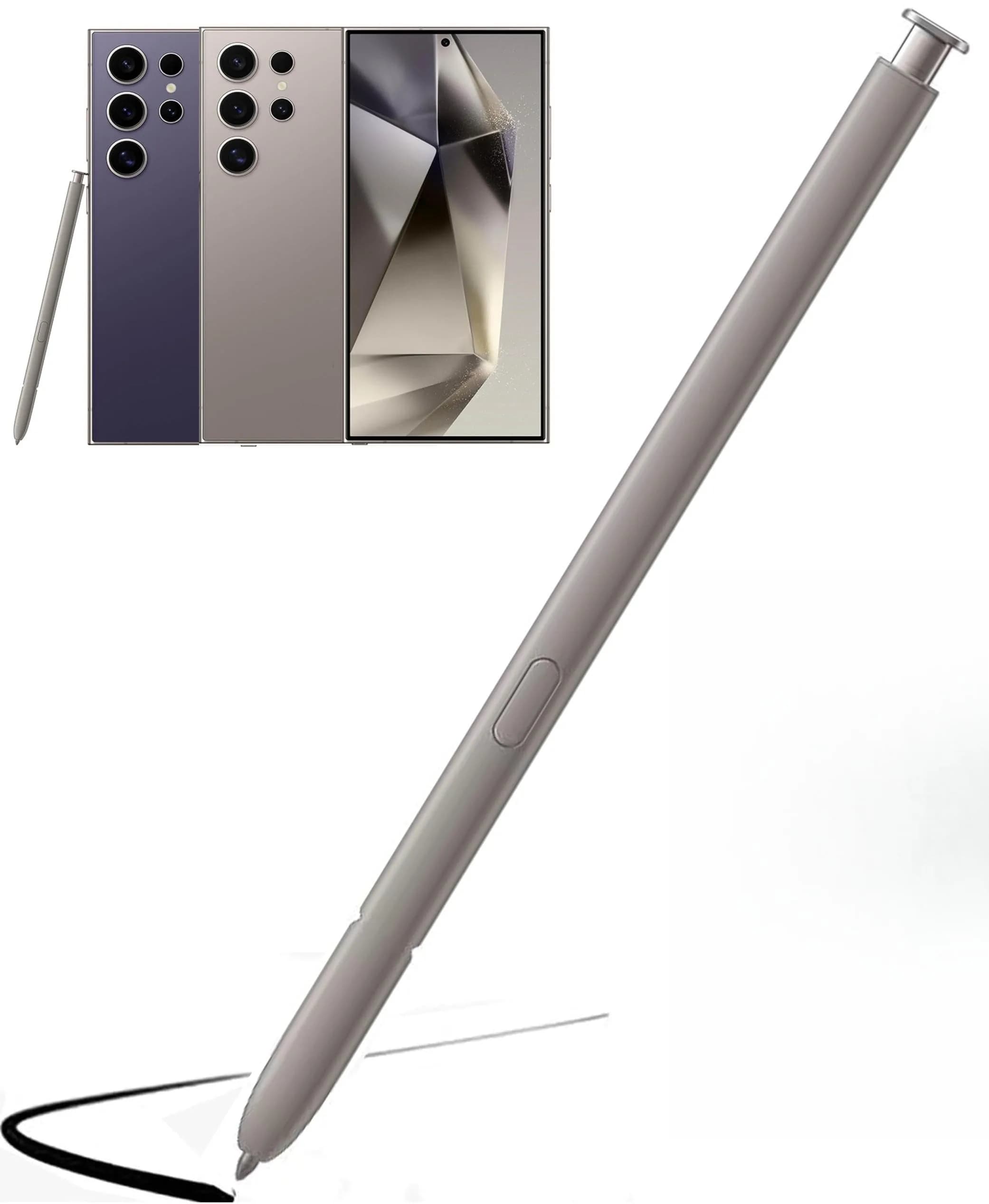 YJSK S Pen Replacement for Samsung Galaxy S24 Ultra 5G Stylus Pen 0.7mm Fine Tip (Light Gray) - main product image