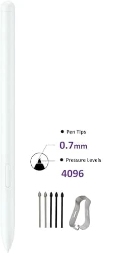 YJSK Replacement S Pen for Samsung Galaxy Tab S9 FE/S9 FE+ Plus (Mint) | 0.7mm Tip, 4096 Pressure Levels thumbnail 2