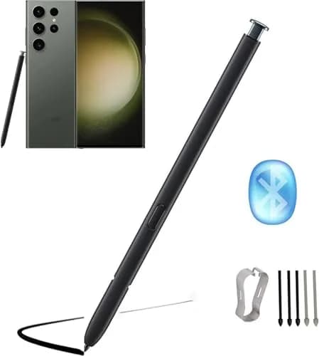 YJSK S Pen Replacement for Samsung Galaxy S22 Ultra 5G (Green) | 4096 Pressure Sensitivity, Bluetooth Air Command thumbnail 1