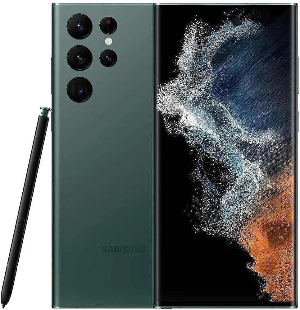 YJSK S Pen Replacement for Samsung Galaxy S22 Ultra 5G (Green) | 4096 Pressure Sensitivity, Bluetooth Air Command thumbnail 4