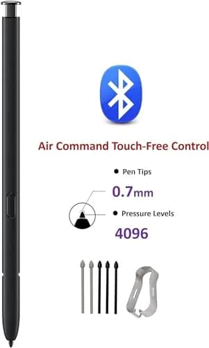 YJSK S Pen Replacement for Samsung Galaxy S22 Ultra 5G (Green) | 4096 Pressure Sensitivity, Bluetooth Air Command thumbnail 2