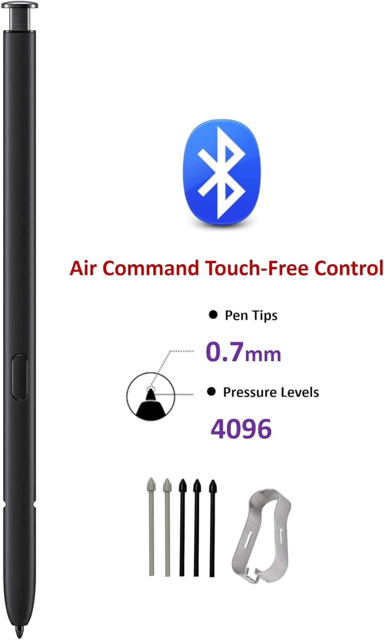 YJSK S Pen Replacement for Samsung Galaxy S22 Ultra 5G (Green) | 4096 Pressure Sensitivity, Bluetooth Air Command - view 2