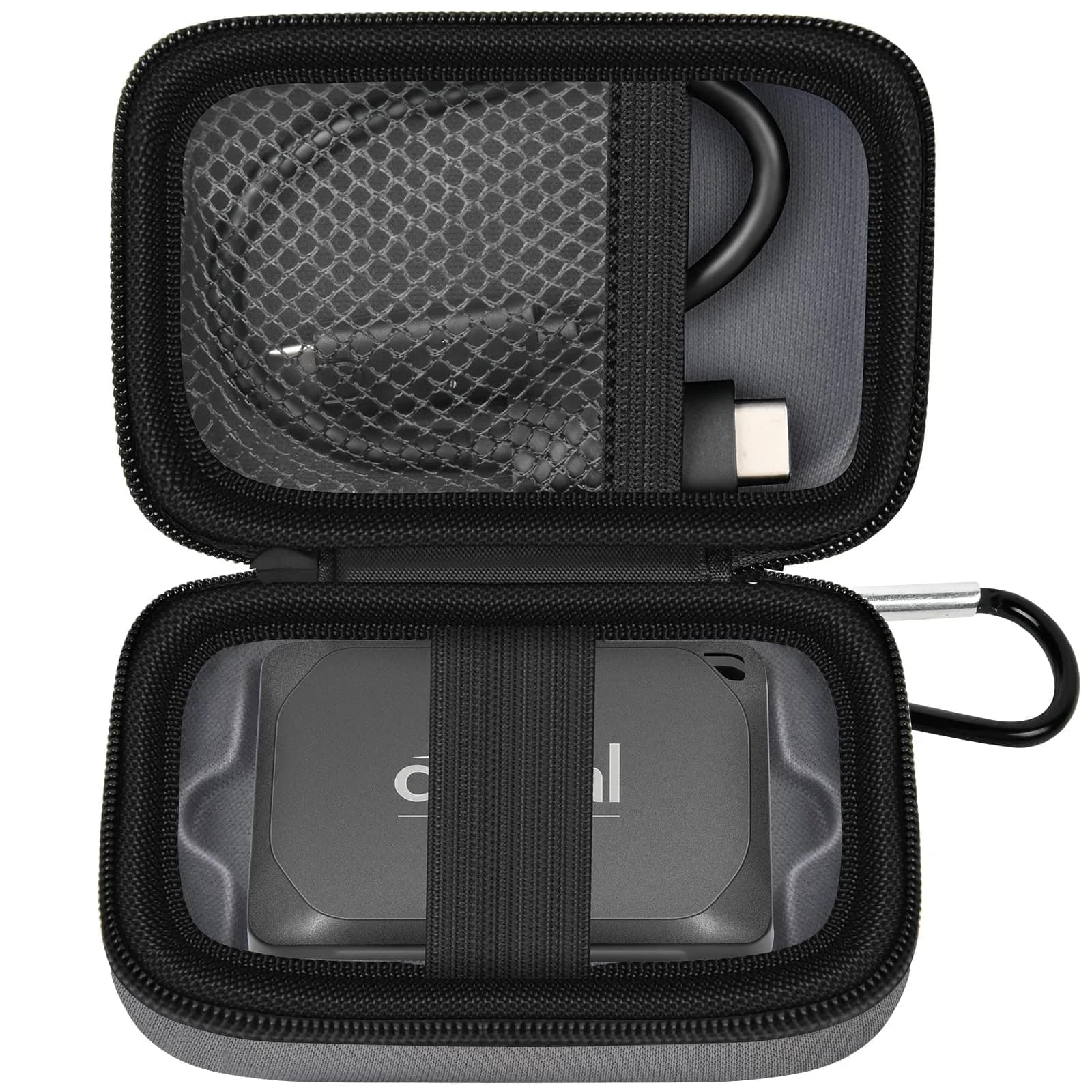 ANKHOH Carrying Case for Crucial X10/X9 Pro SSDs | 10.16cm x 7.49cm x 4.39cm (4" x 2.9" x 1.7") thumbnail 1