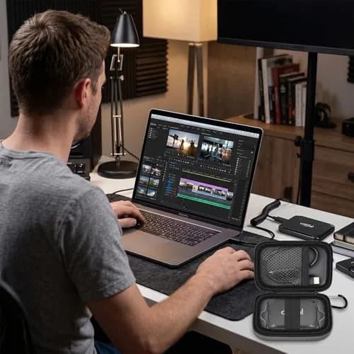 ANKHOH Carrying Case for Crucial X10/X9 Pro SSDs | 10.16cm x 7.49cm x 4.39cm (4" x 2.9" x 1.7") thumbnail 7