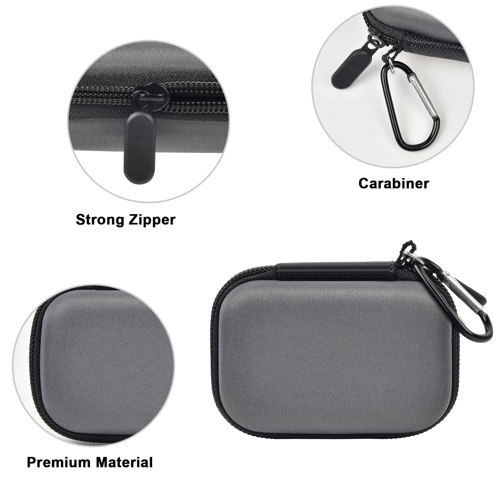 ANKHOH Carrying Case for Crucial X10/X9 Pro SSDs | 10.16cm x 7.49cm x 4.39cm (4" x 2.9" x 1.7") thumbnail 2