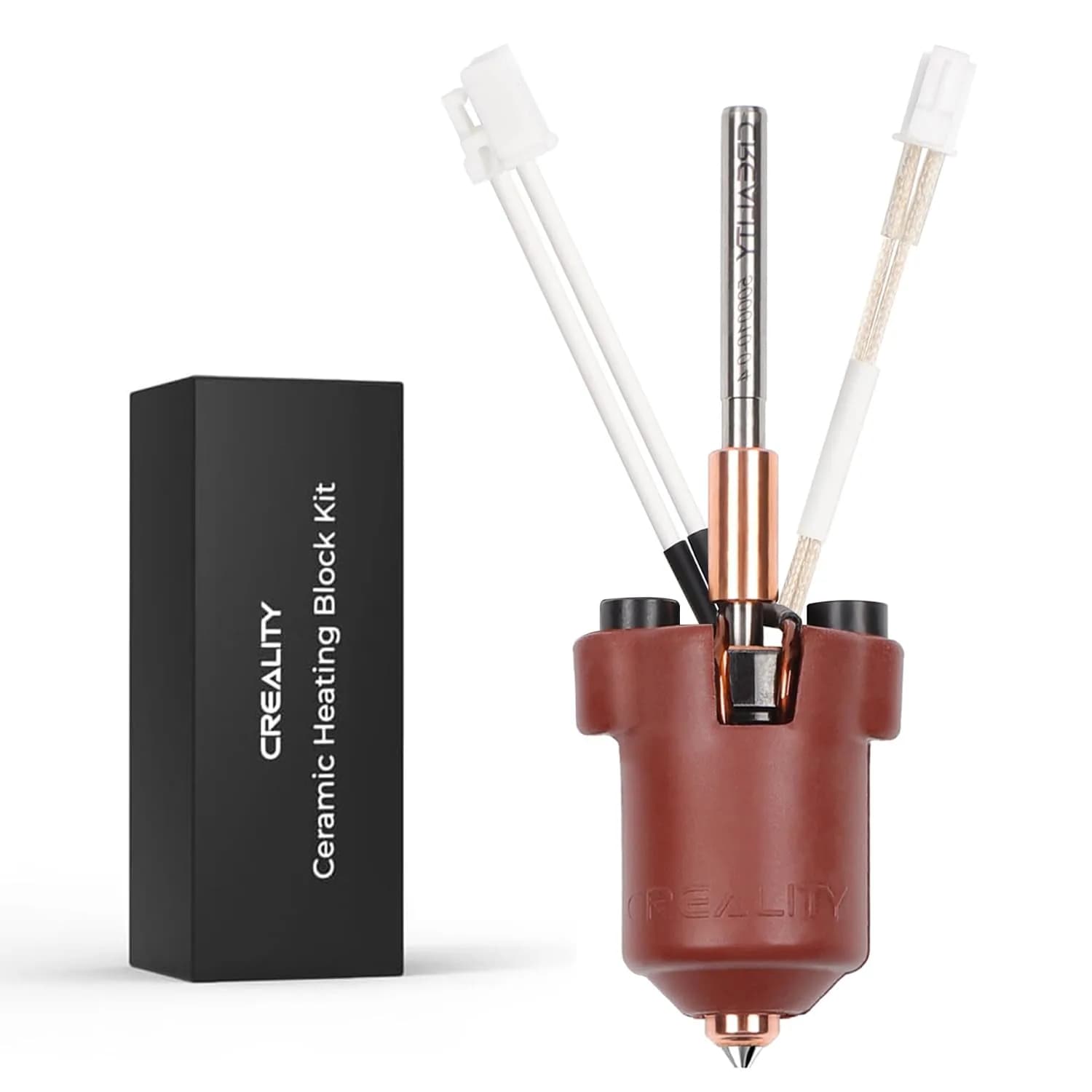 Creality Ender 3 V3 Plus/3 V3 Ceramic Hotend Kit Supports 300°C | High-Speed 600mm/s Printing — For Ender 3V3/3V3 Plus