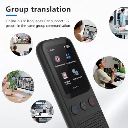 Rodxegu Language Translator Device 138 Languages Supported | Instant Offline Voice Translator for Travel Business Learning thumbnail 6