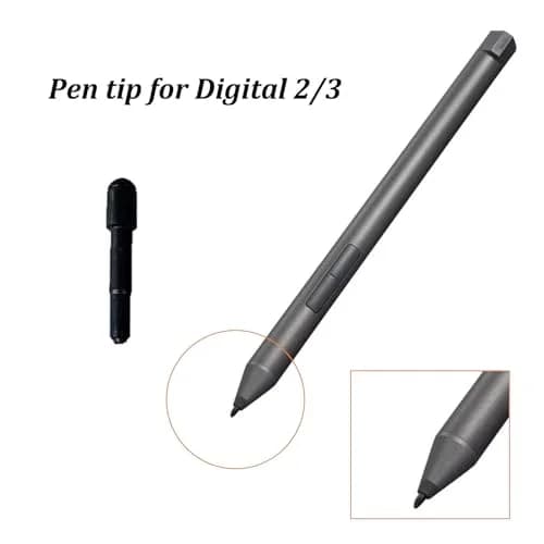 Mingxiong Digital Pen 2 Nibs Replacement for Lenovo Digital Pen 2 & 3, 1-Pack Black | 4096 Pressure Sensitivity thumbnail 2
