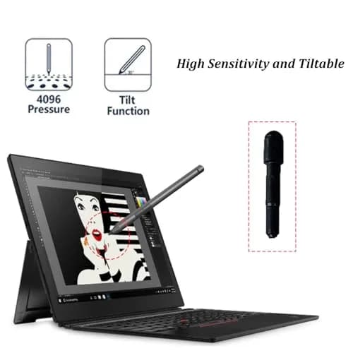 Mingxiong Digital Pen 2 Nibs Replacement for Lenovo Digital Pen 2 & 3, 1-Pack Black | 4096 Pressure Sensitivity thumbnail 3