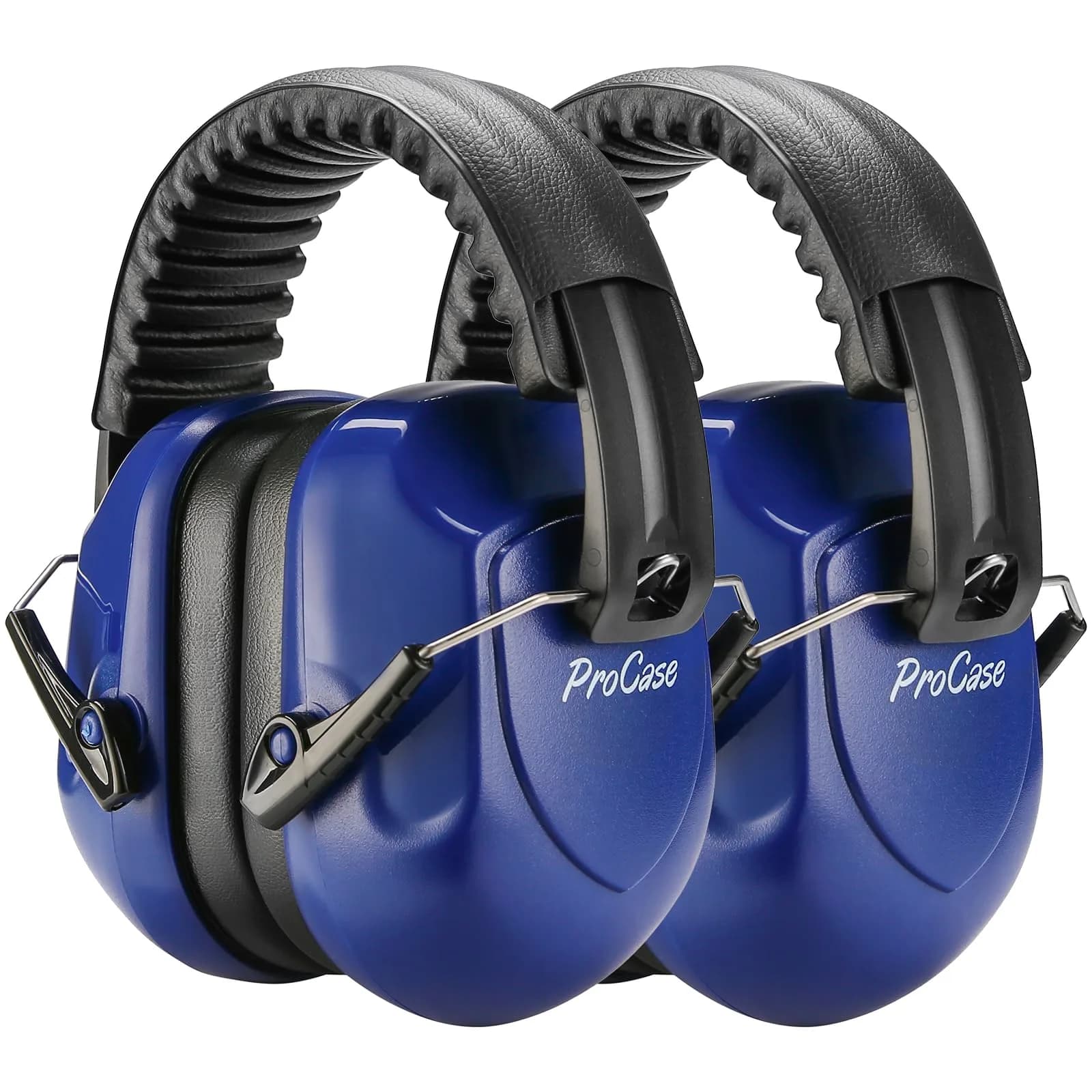 ProCase Navy NRR 28dB Passive Noise Reduction Earmuffs (2-Pack) | ANSI S3.19 Certified for Shooting, Construction, Study - main product image