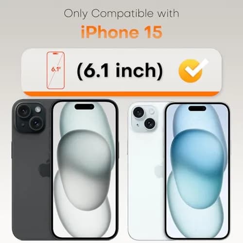 TOCOL iPhone 15 Screen Protector 6.1" | Easy Auto Installation & Impact Protection thumbnail 8