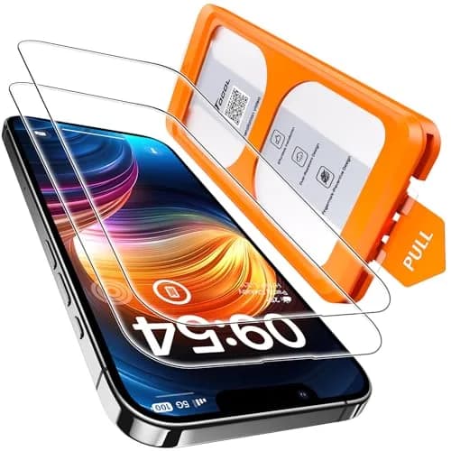 TOCOL iPhone 14 Screen Protector 6.1" | Auto-Install, 9H+ Impact & Scratch Resistance thumbnail 1