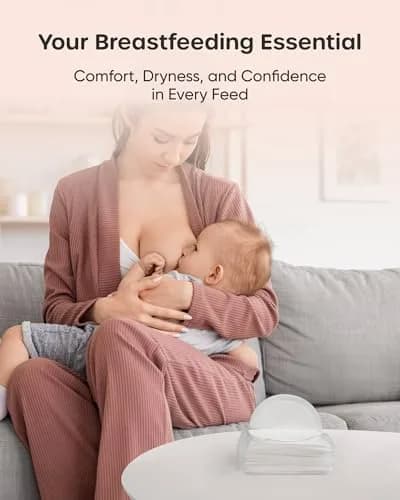Nuliie Super Absorbent & Featherlight Disposable Nursing Pads 100 Count | Stay Dry, Soft & Breathable Breast Pads for Leaking Milk, Leakproof, Individually Packaged Breastfeeding Essentials for Moms thumbnail 9
