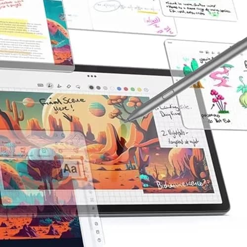Dakexiong Silver Input Pen for Lenovo Tab Plus AP500U/AP501U | 4096 Pressure Levels, Magnetic Attachment thumbnail 2