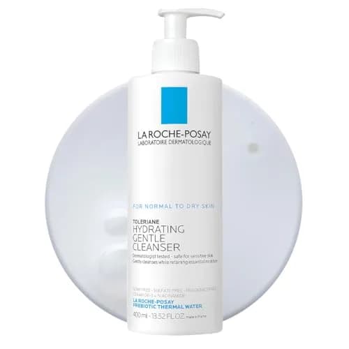 La Roche-Posay Toleriane Hydrating Gentle Face Cleanser, Daily Face Wash for Dry to Normal Sensitive Skin, 400ml - main product image