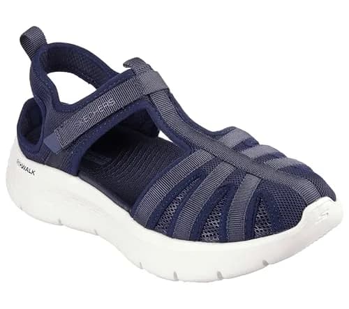 Skechers Women's On-The-Go GO Walk Flex Sandal - Jill, Navy, 7 | Vegan, Lightweight, Supportive thumbnail 1