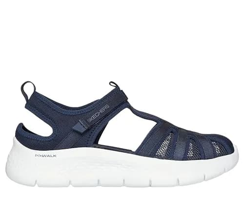 Skechers Women's On-The-Go GO Walk Flex Sandal - Jill, Navy, 7 | Vegan, Lightweight, Supportive thumbnail 2