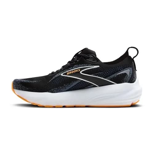Brooks Men’s Glycerin 22 Neutral Running Shoe - Black/Country Blue/Orange Pop - 12.5 Medium | Max Cushion Road Trainer thumbnail 5