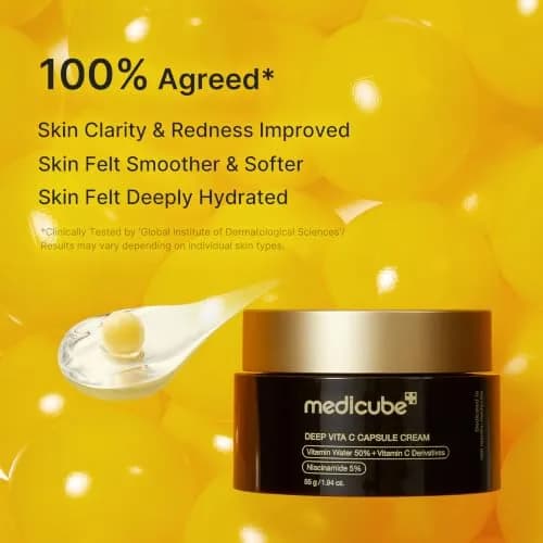 medicube Deep Vita C Golden Capsule Cream 55ml (1.94 oz) | Radiance & Hydration thumbnail 5